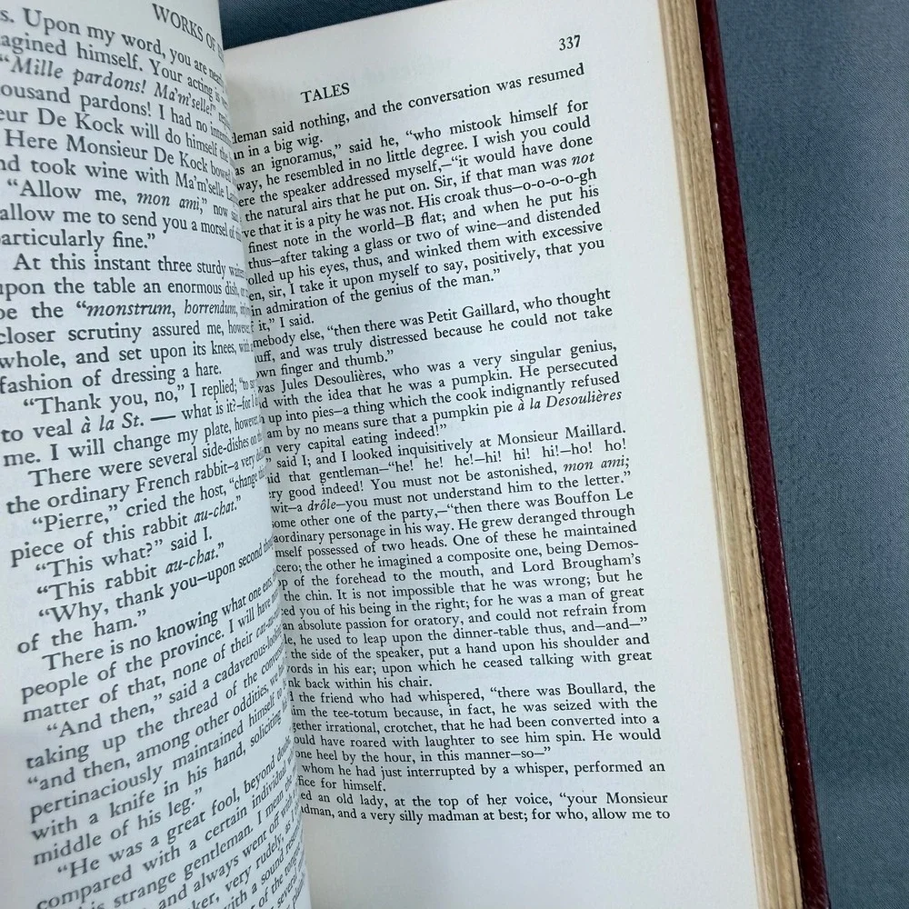 Edgar Allan Poe Collected Works Hardcover 1950 Greystone Press Classic Horror